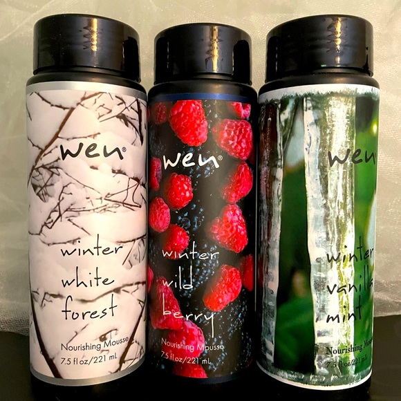 WEN Other - SOLD -WEN New/Never opened 7.5oz Moisturizing mouse. Pump incl. 3 sep fragrances